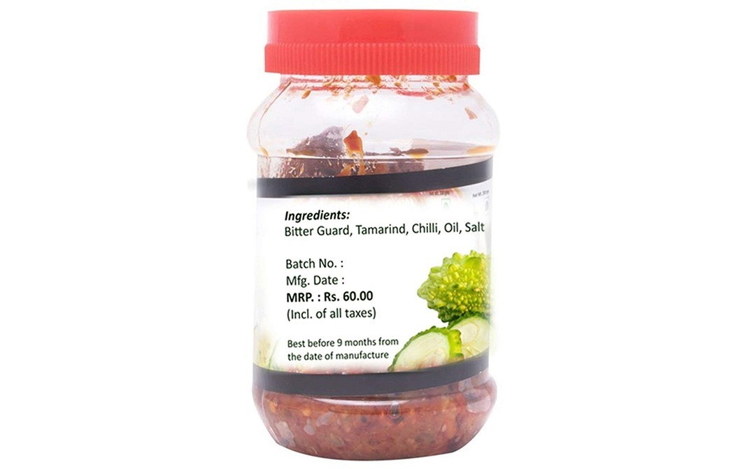 AFP Bitter Gourd Thokku Pickle   Jar  200 grams